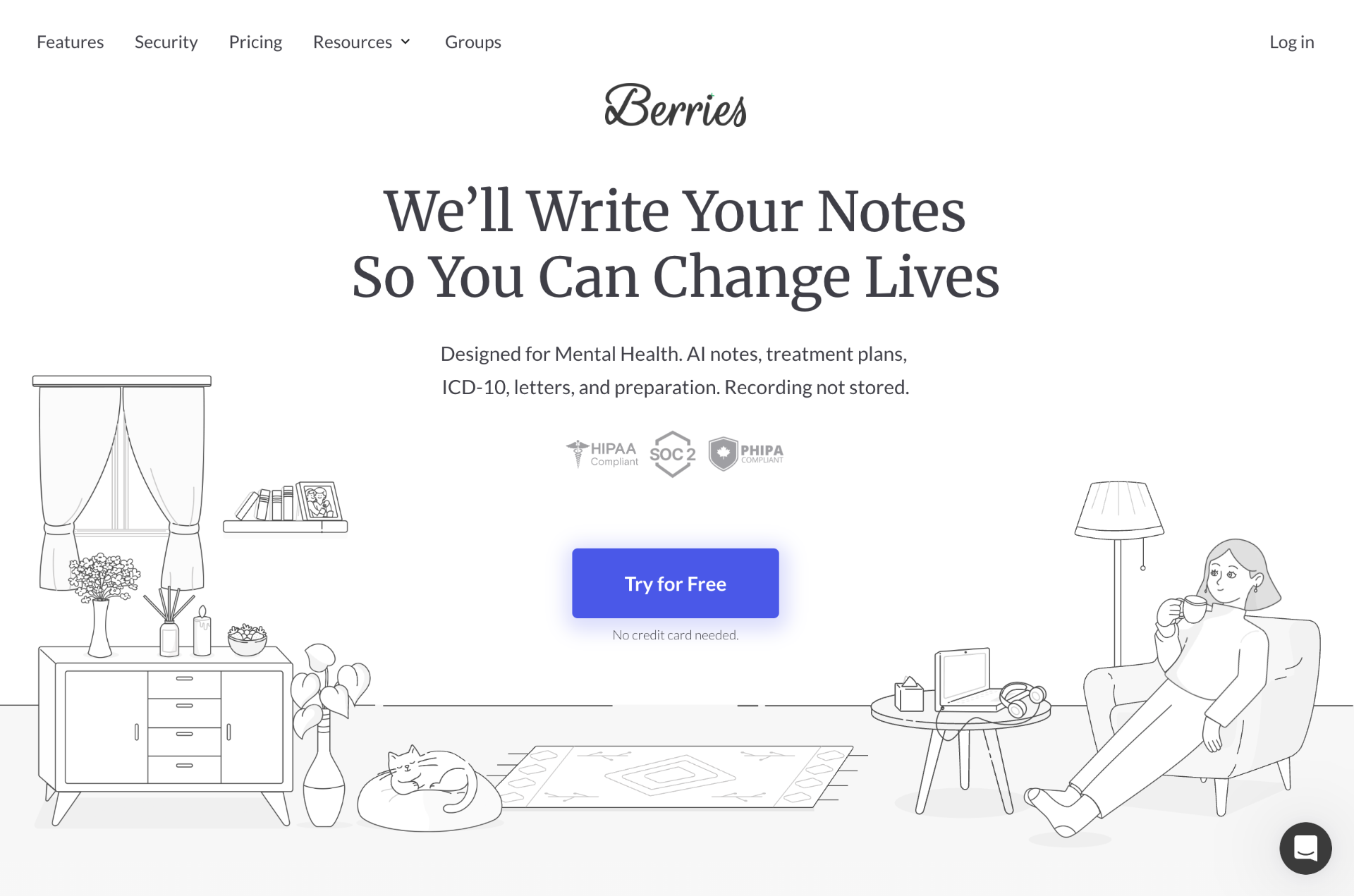 Berries marketing site